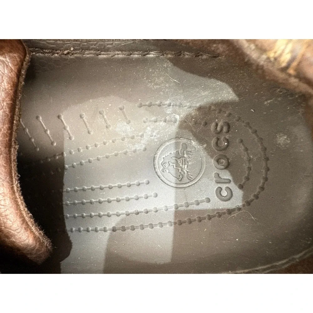 Crocs Camo Leather Islander Pitcrew Advantage Max-4 HD Men's Size 8